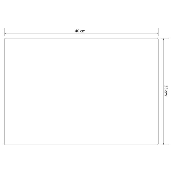Papier sulfurisé réutilisable, feuille de cuisson permanente, 40 x 33